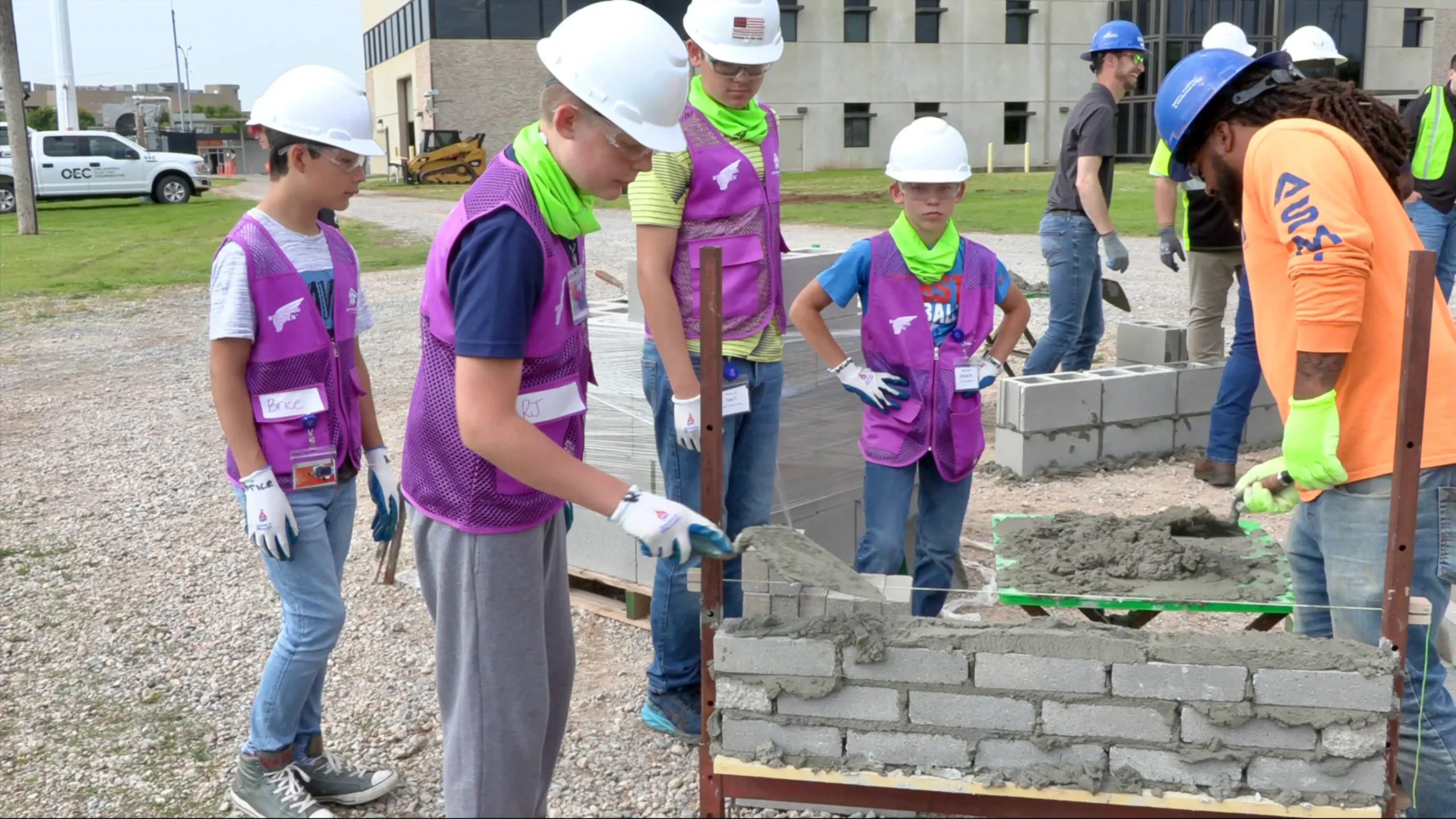 brick laying
